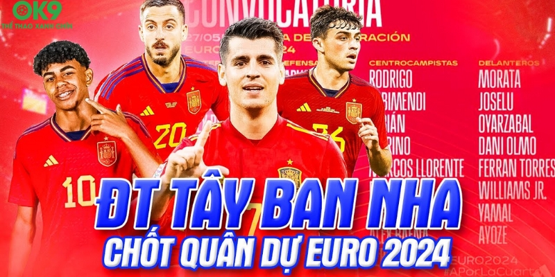 Tây Ban Nha Euro 2024 chốt quân tham dự Tây Ban Nha Euro 2024 chốt quân tham dự